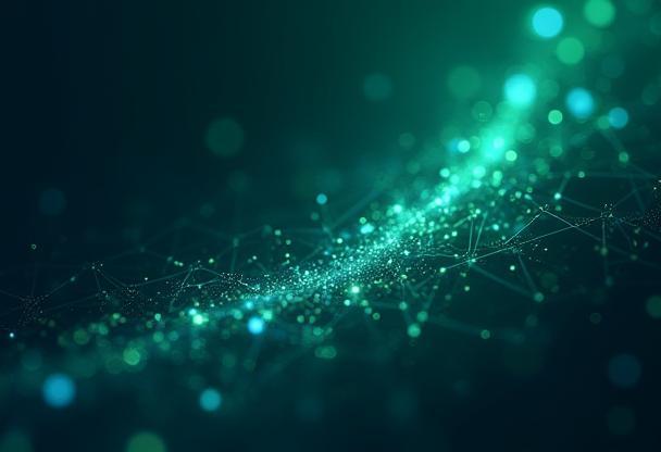 Abstract illustration representing growth and digital connection